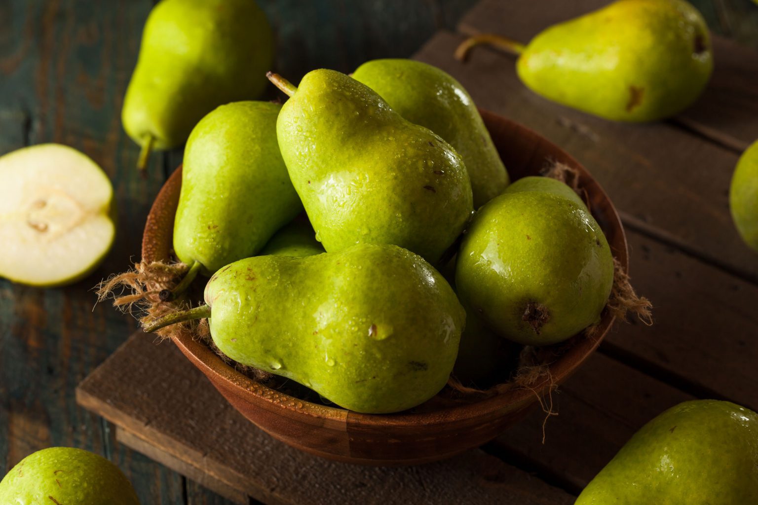 Green Organic Bartlett Pears Puree Arete 